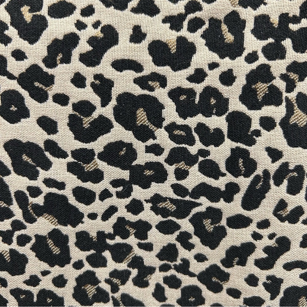 Brand New Loft Leopard Mini Skirt Tan Black Classic Office Size 12 - Picture 2 of 7